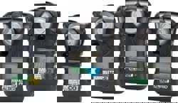 Multi-Gas Detector: Oxygen, Audible, Vibration & Visual Signal, LCD